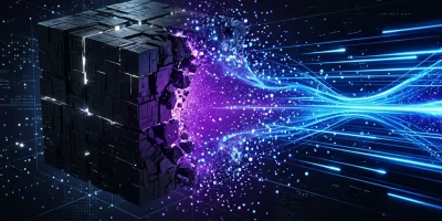 Стрелка от логотипа WordPress к логотипу Astro